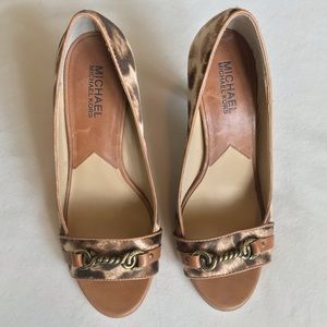 MICHAEL by Michael Kors Animal Print Heels